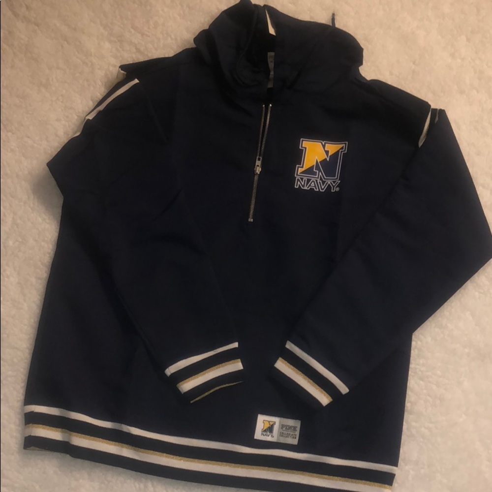 NWT VS PINK U.S. Navy Military Anorak Coat S ⚓️